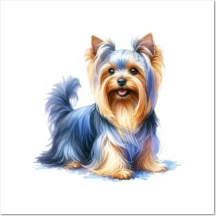 Silky Terrier Watercolor - Beautiful Dog Posters and Art